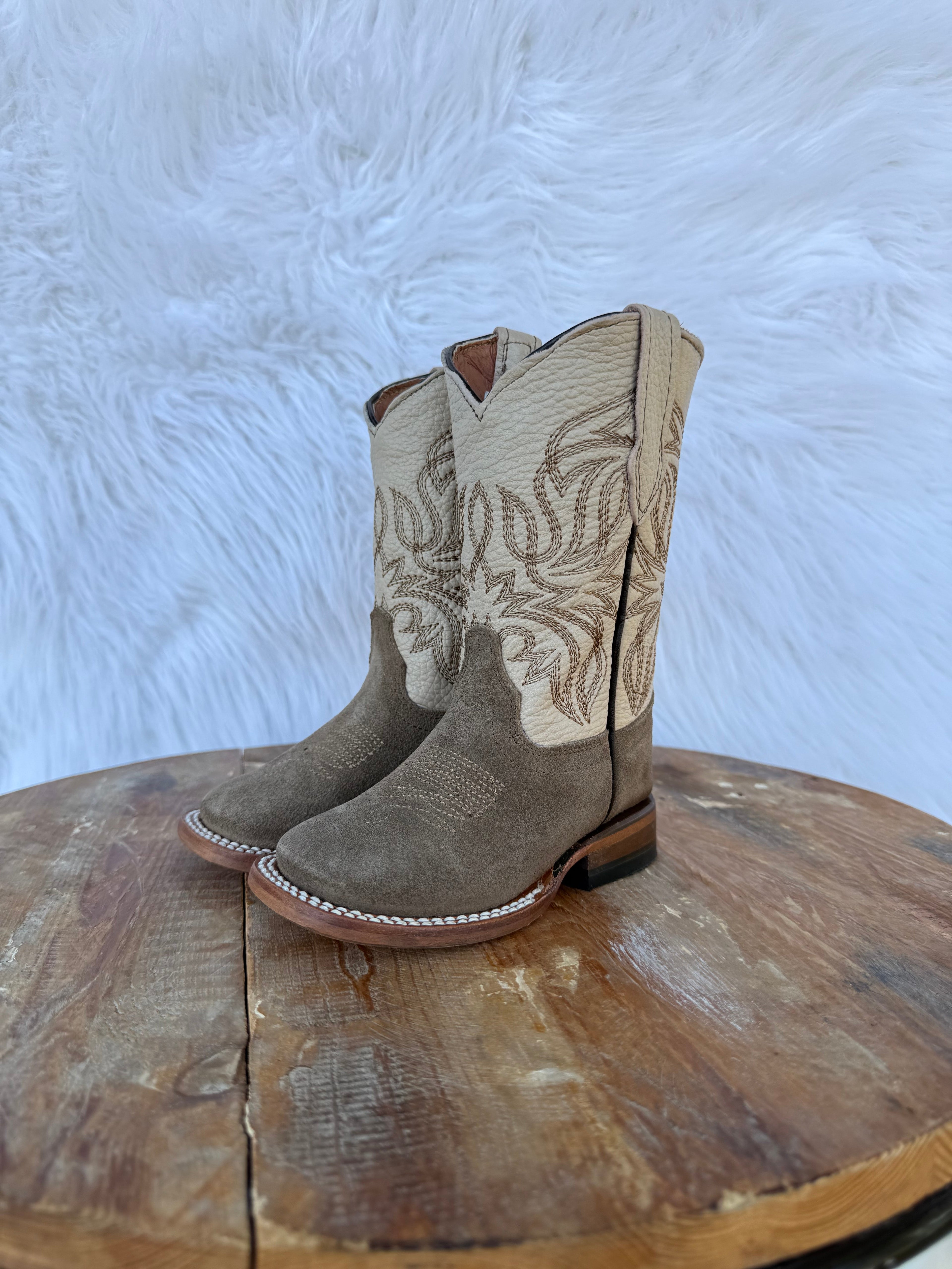 Taupe Suede Tanner Mark Boots
