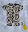 Daddy's Girl Ruffled Bamboo Shortie Romper