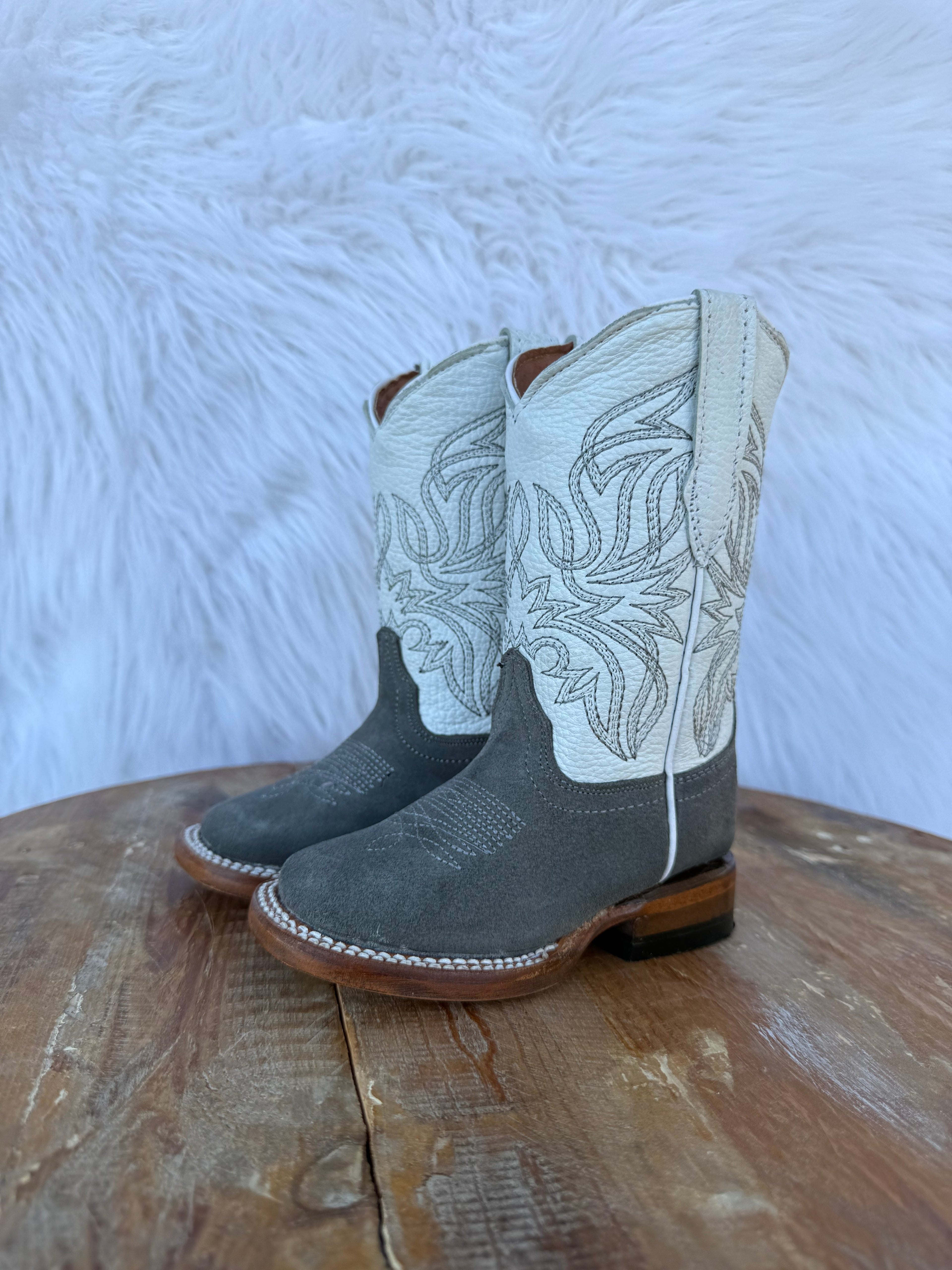 Grey Suede Tanner Mark Boots