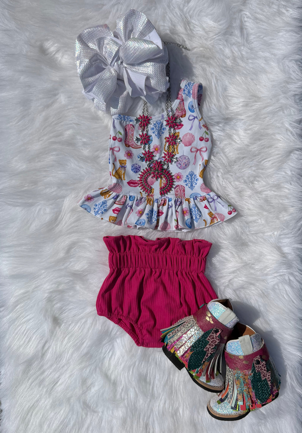 Cosmic Cowgirl One Shoulder Top