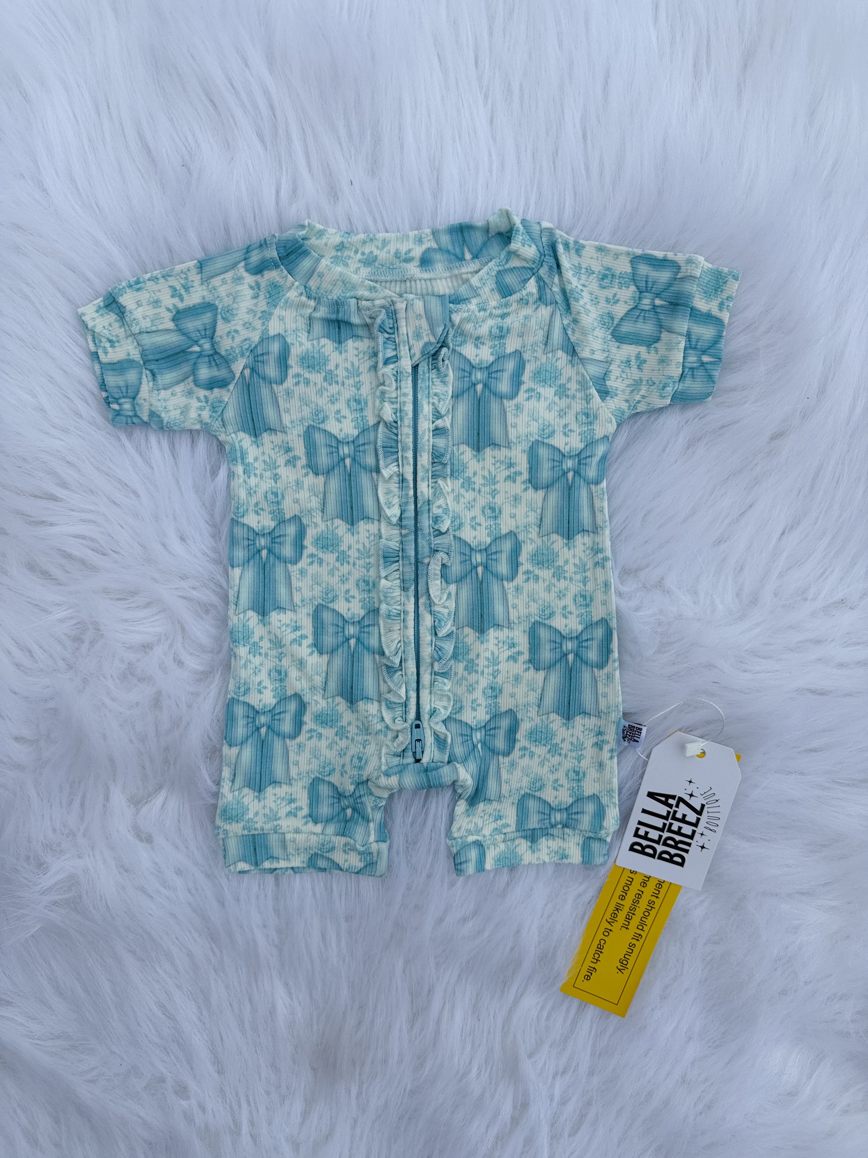 Blue Ribbon Dreams Bamboo Shortie Romper
