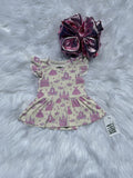 Princess Bamboo Skirted Romper