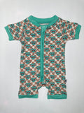 Checkered Mama's Boy Bamboo Shortie Romper (FINAL SALE)