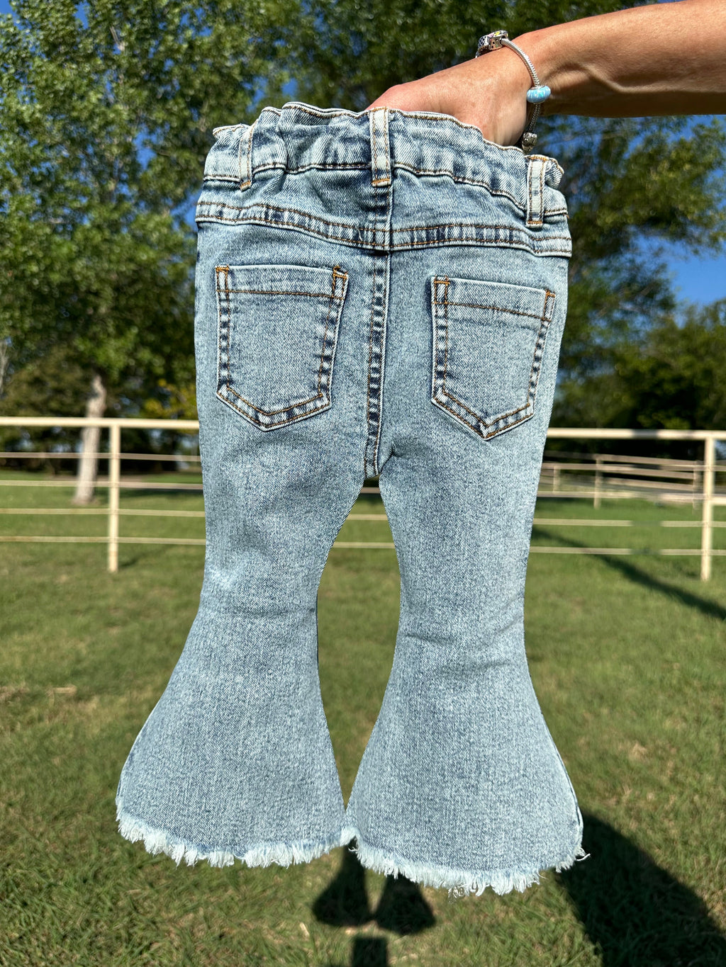 Bedazzled Denim Flares