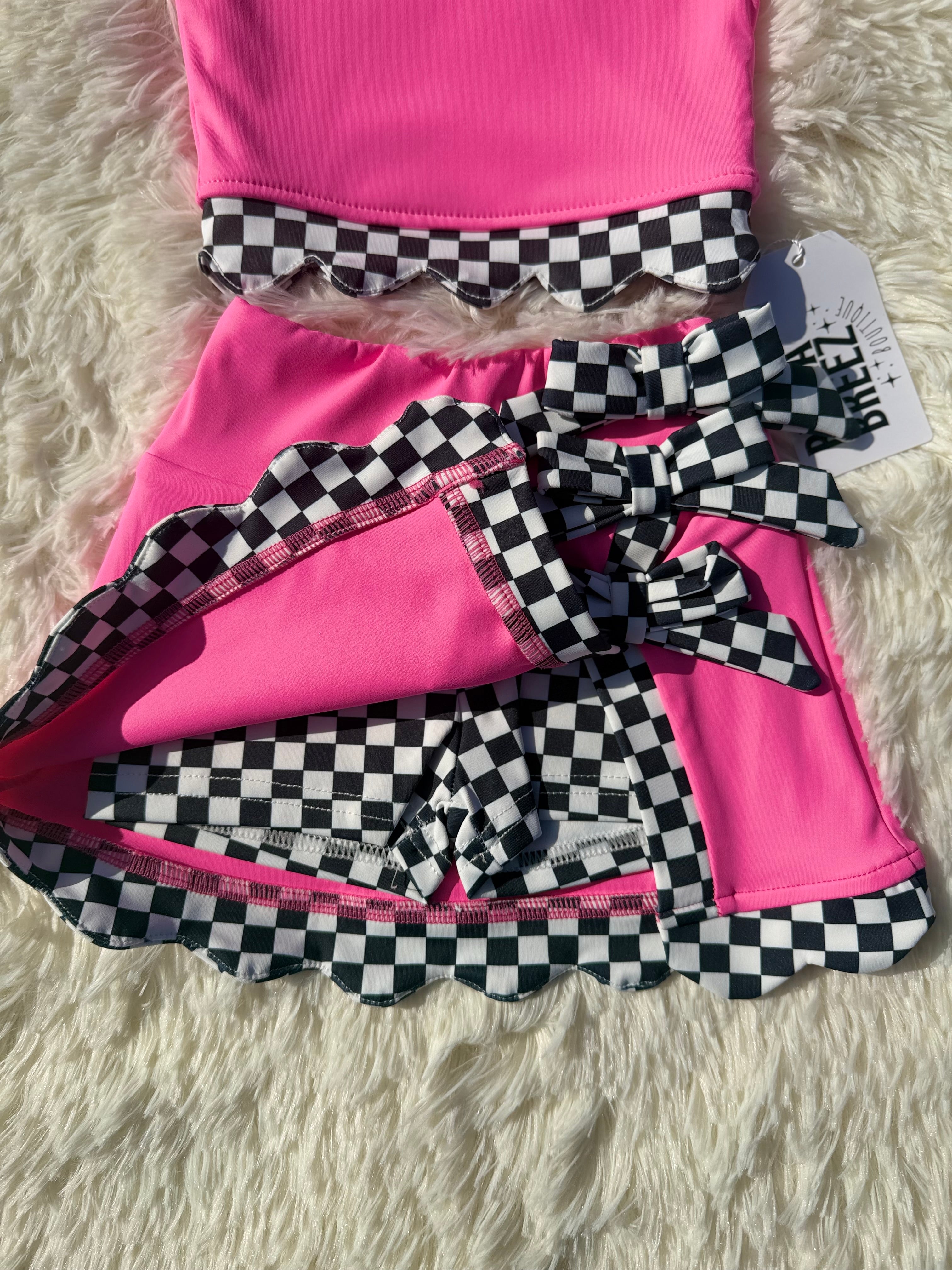 Checkered Chic Yoga Set (Mommy And Me)