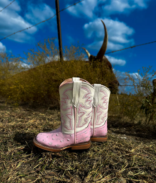 Bubblegum Pink Tanner Mark Boots (FINAL SALE)