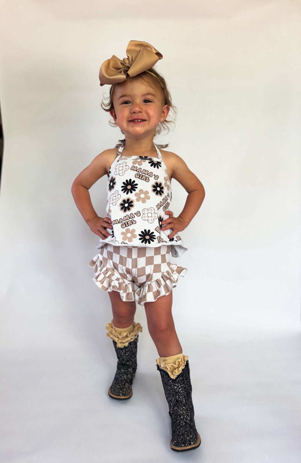 Black Disco Sparkle Tanner Mark boots