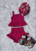 Pink Ruffle Set