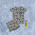 Daddy's Boy Ribbed Bamboo Short Set