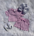 Purple Pop Scalloped Set