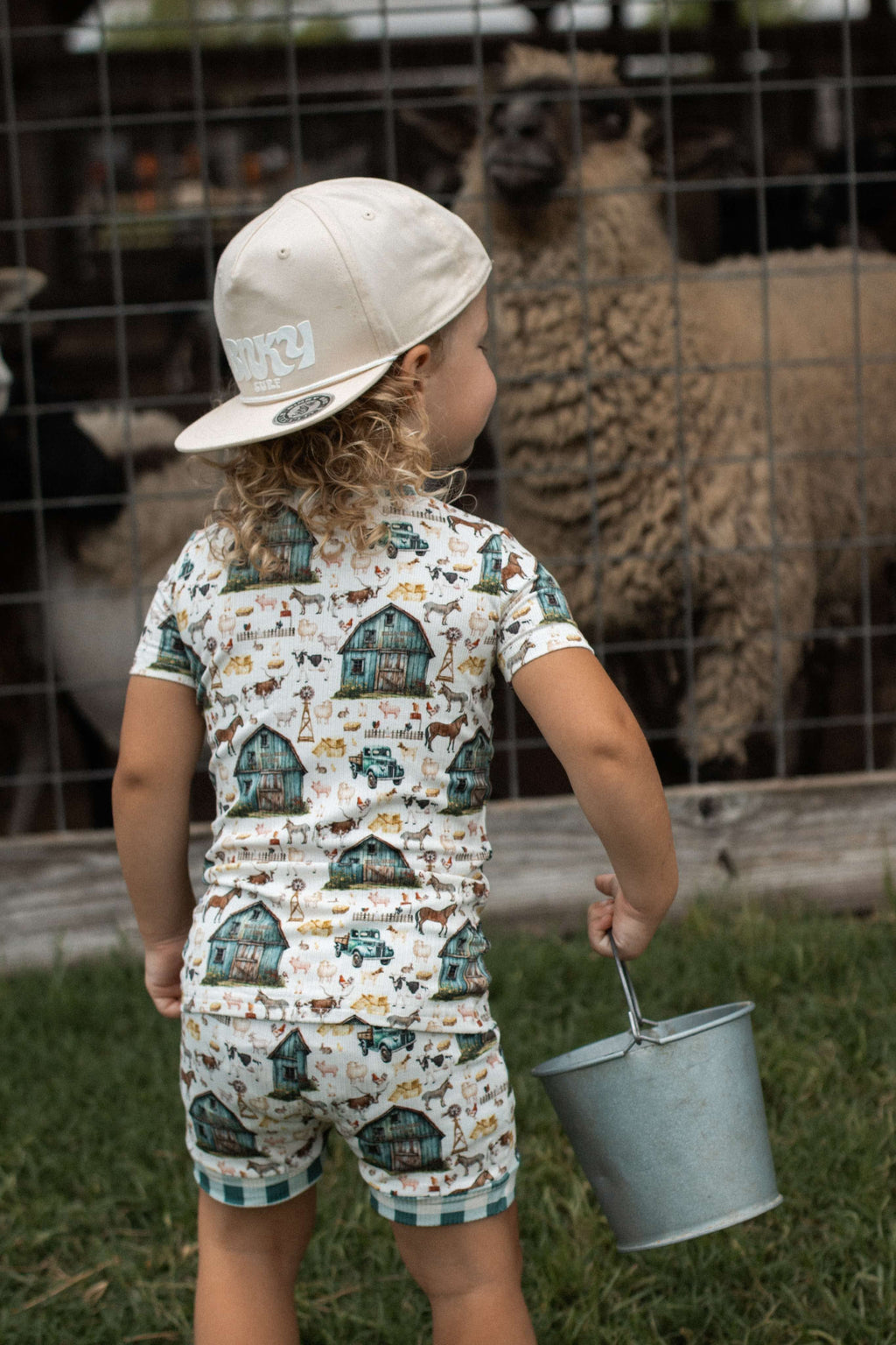 BBB Farm Ribbed Bamboo Short Set