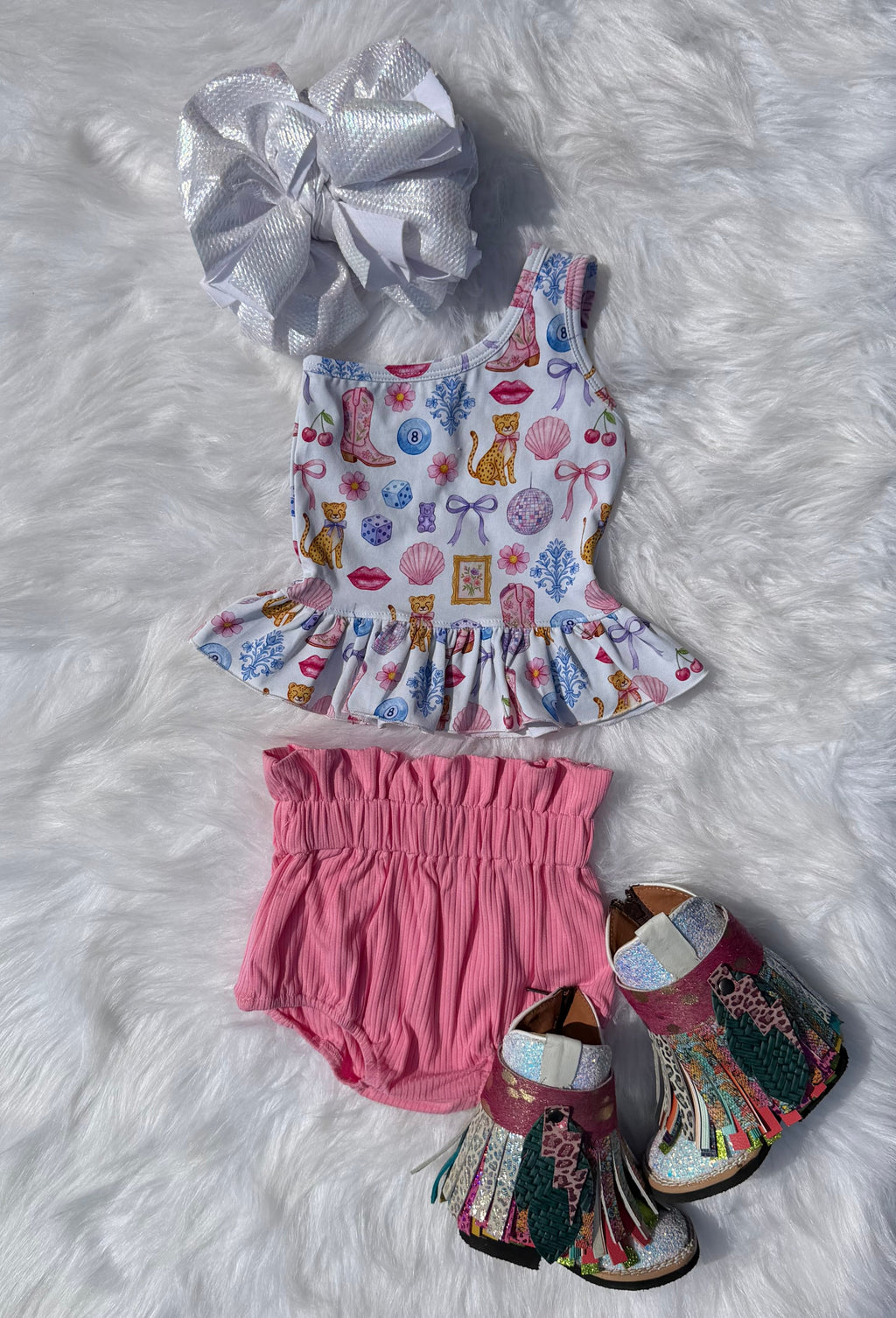 Cosmic Cowgirl One Shoulder Top
