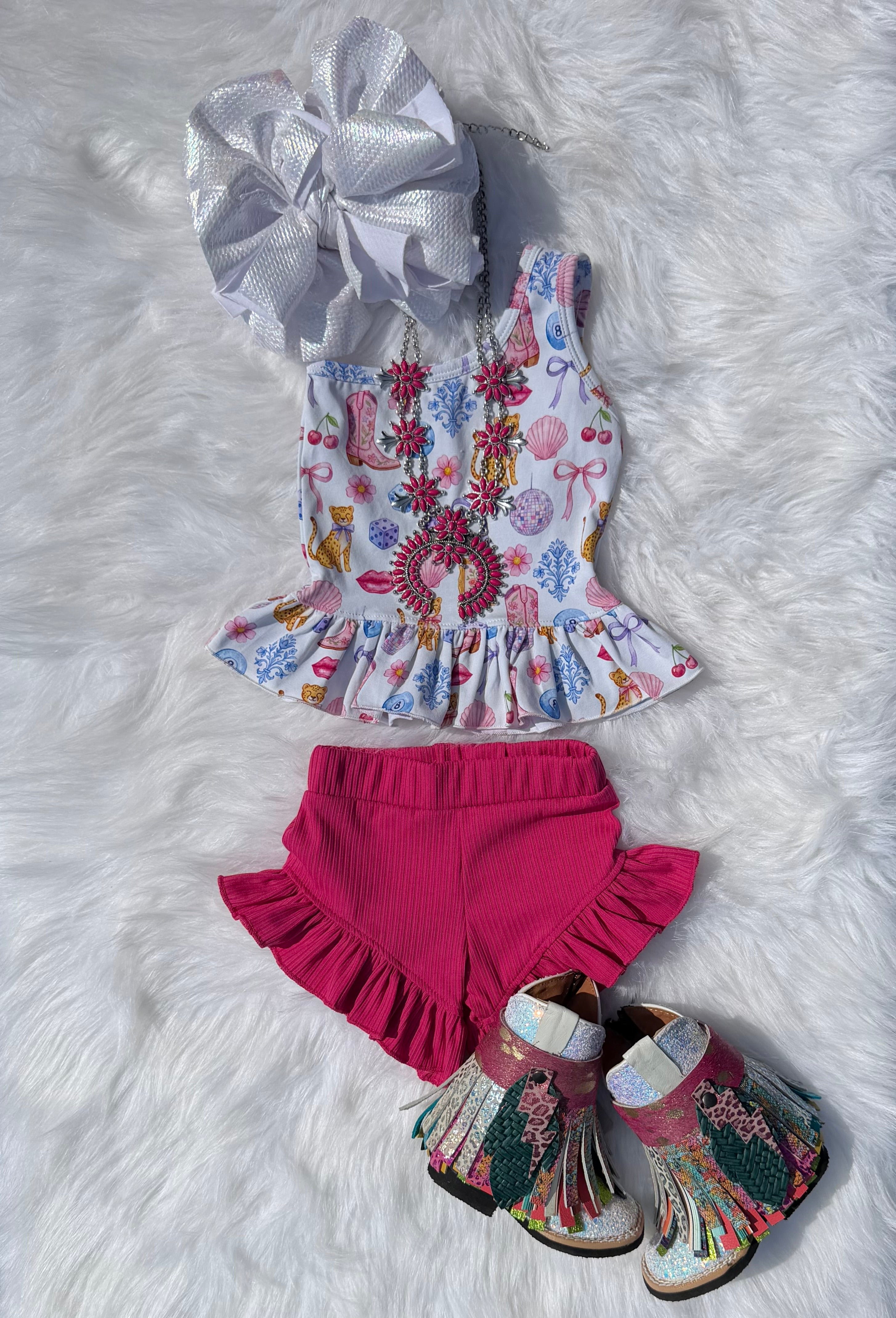 Dark Pink Shorties