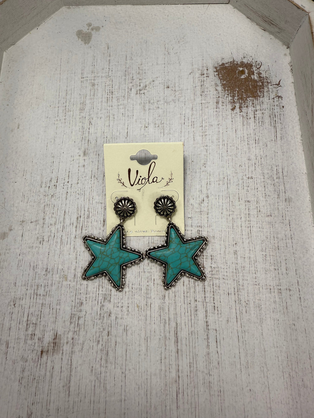 Western Star Earrings (5 colors) (FINAL SALE)