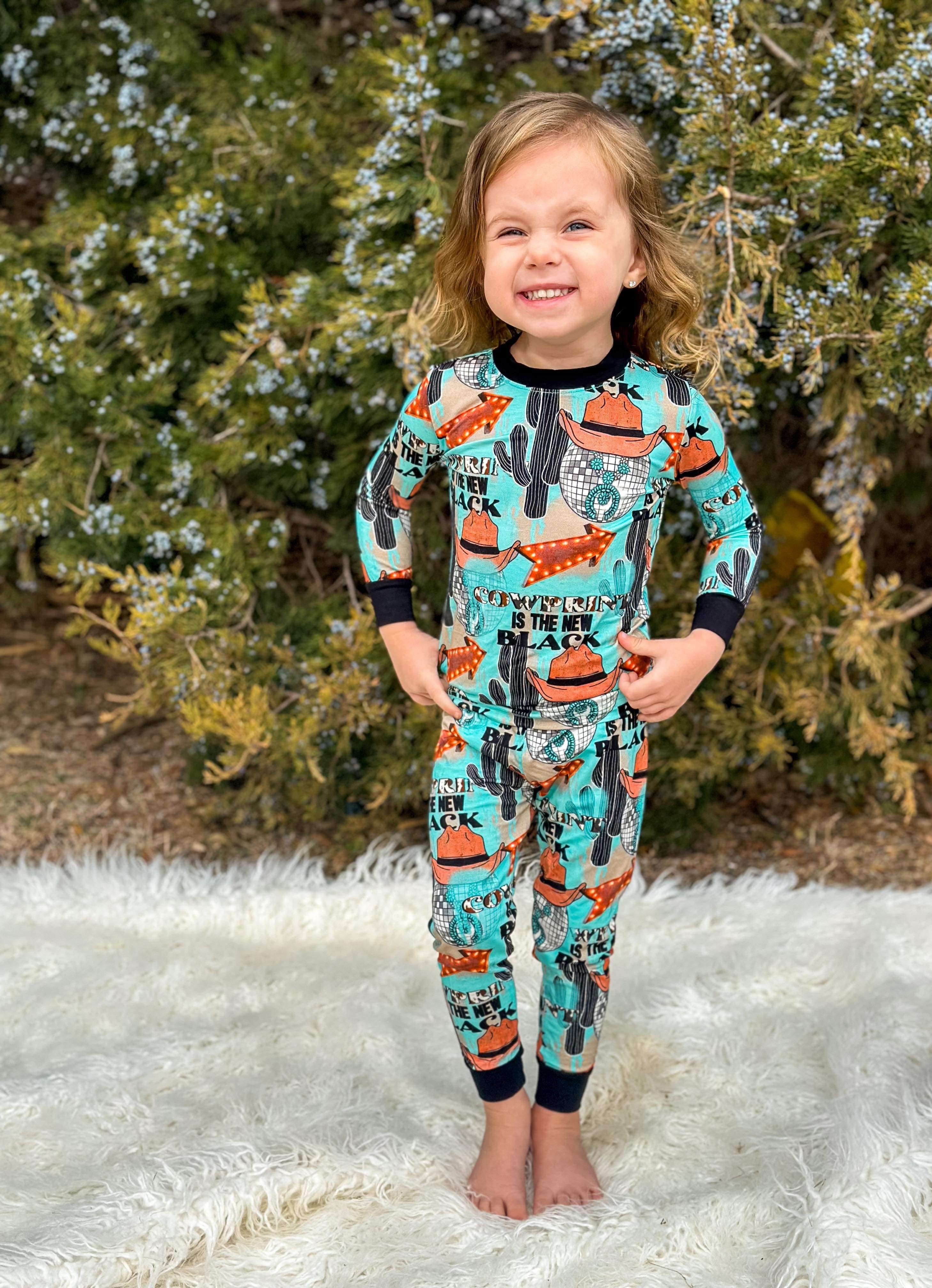 6T Cow Print is the New Black Bamboo Set (FINAL SALE)
