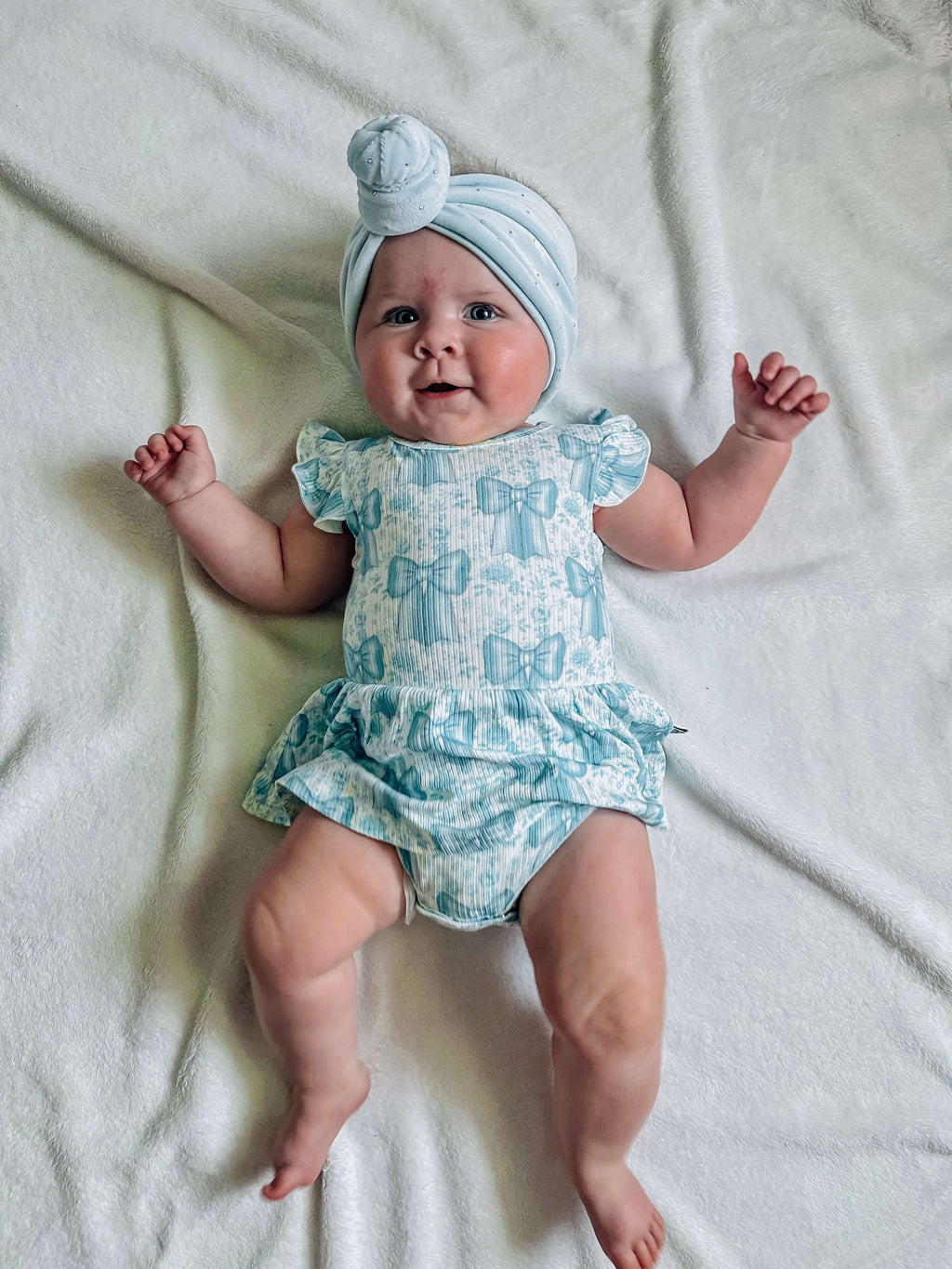 Blue Ribbon Dreams Bamboo Skirted Romper